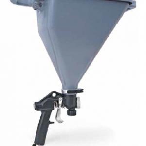 Hopper Gun. Пистолет с бункером для текстурировных материалов